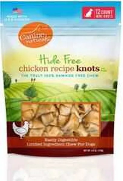 4.2 oz. Canine Naturals Chicken Chew-Mini Knot 12Pk - Treats